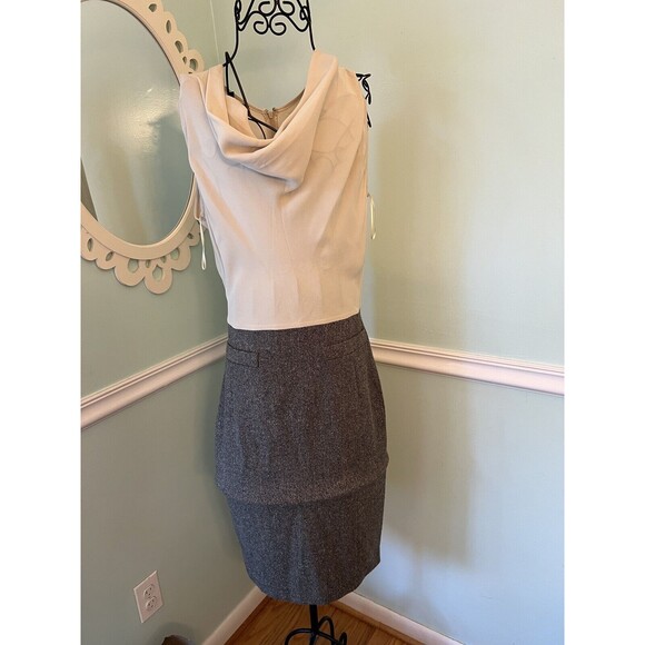 Escada Blazer Two Button Blouse Dress Suit Gray Tweed 36 Small - Picture 3 of 8